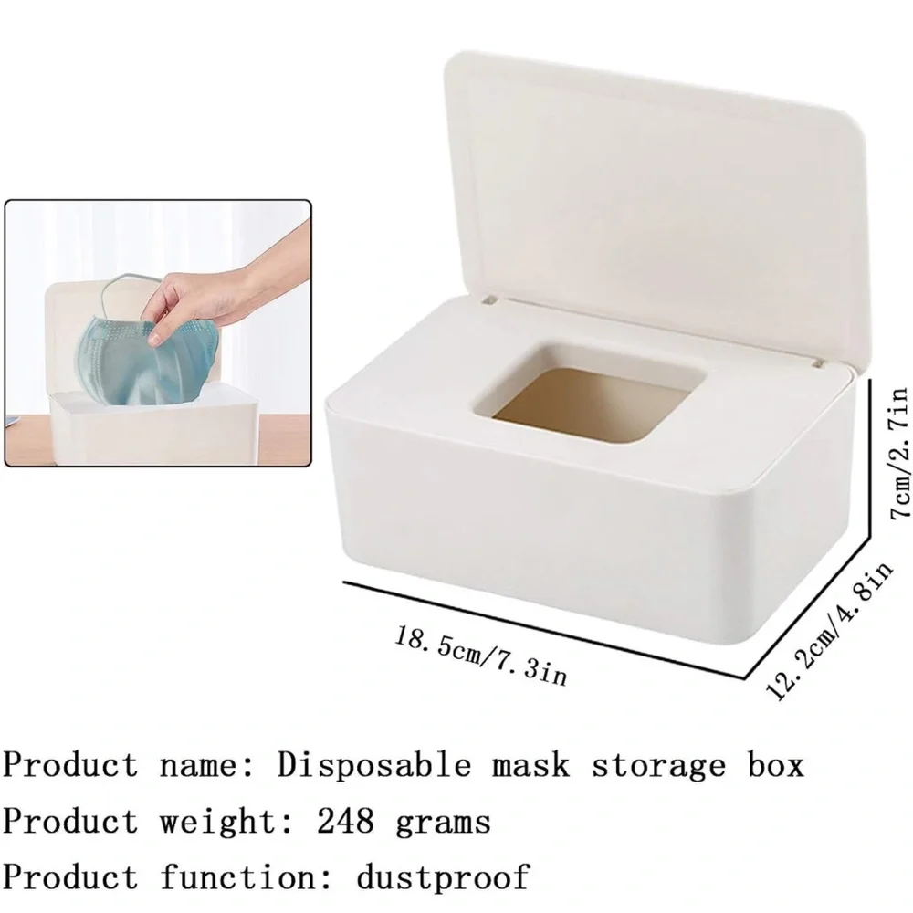 NWOT Modern Desktop Tissue Box Holder - Picture 2 of 6